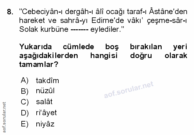 Soru 8