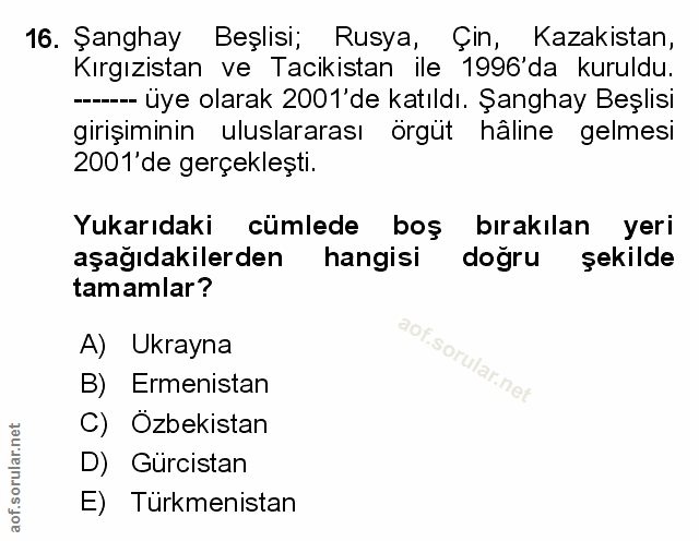 Soru 16