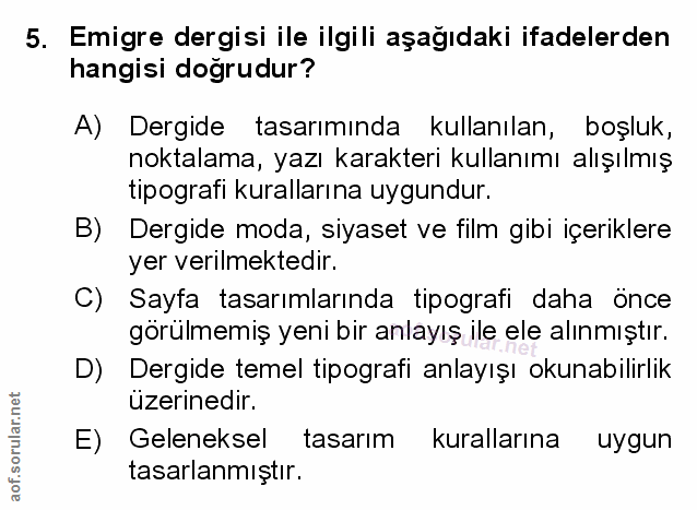 Soru 5