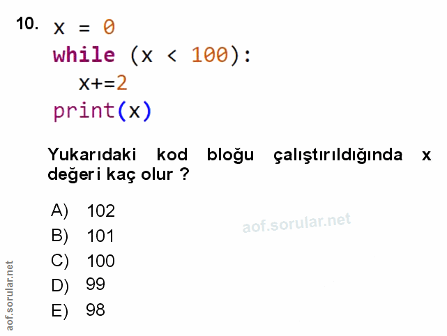 Soru 10