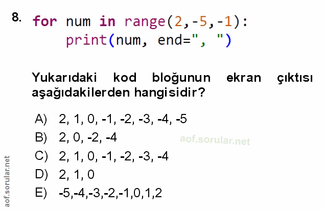 Soru 8