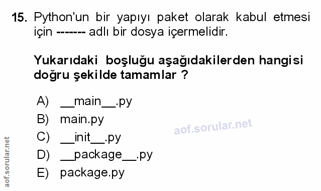 Soru 15