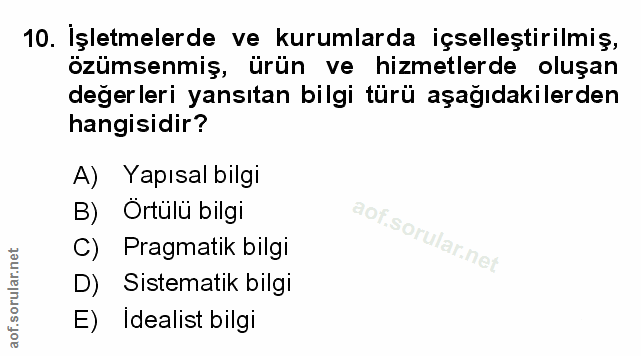 Soru 10
