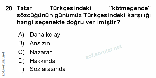 Soru 20