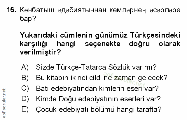 Soru 16