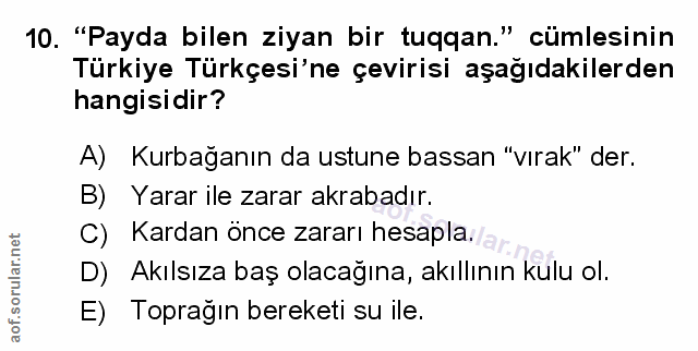 Soru 10