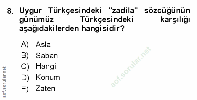 Soru 8