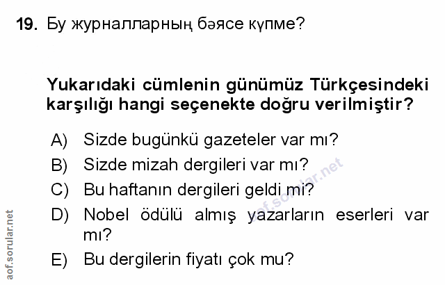 Soru 19