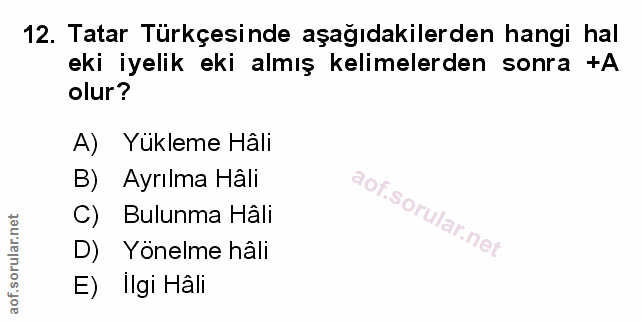 Soru 12