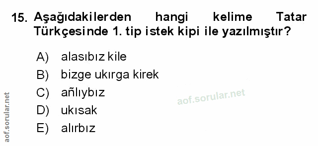 Soru 15