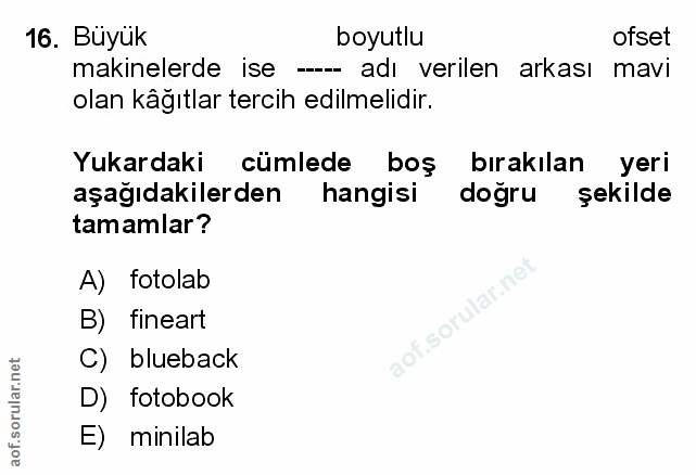 Soru 16