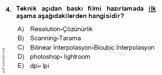 Soru 4