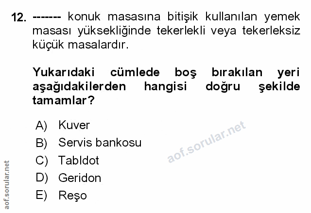 Soru 12
