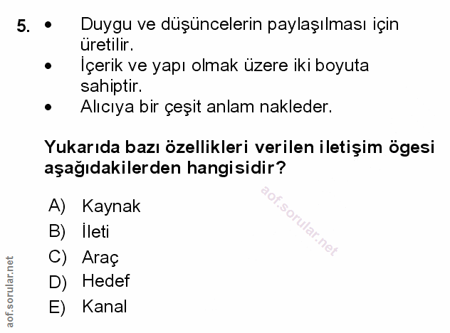 Soru 5