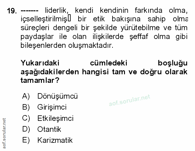 Soru 19