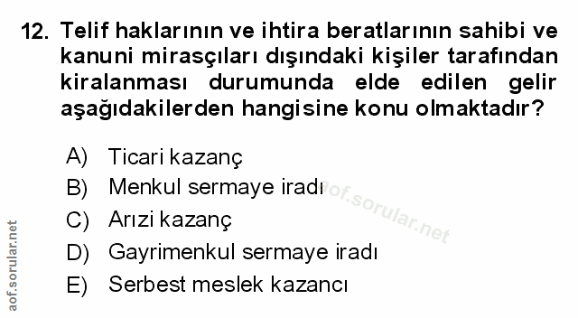 Soru 12