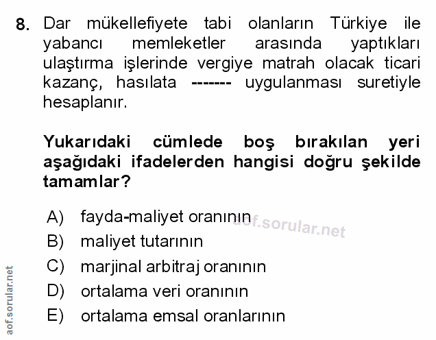 Soru 8
