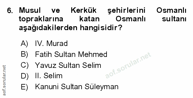 Soru 6