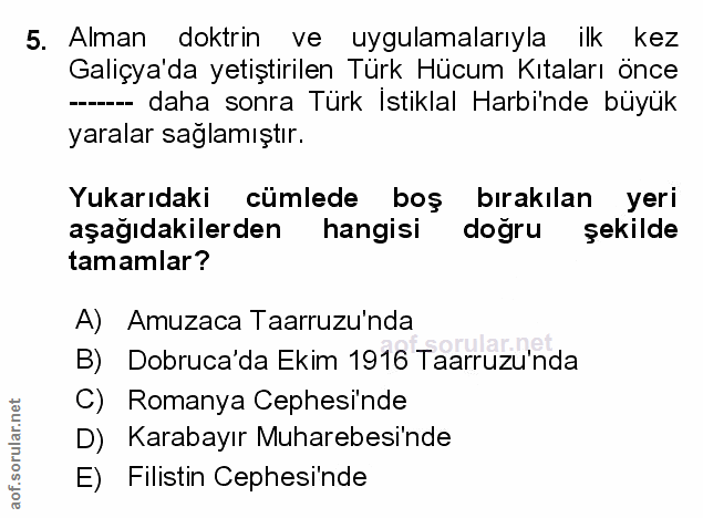 Soru 5