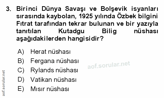 Soru 3