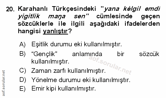 Soru 20