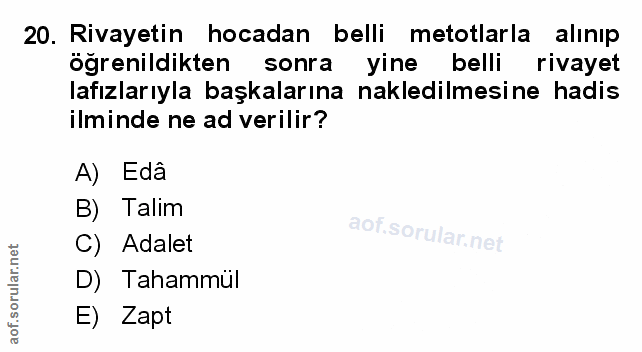 Soru 20