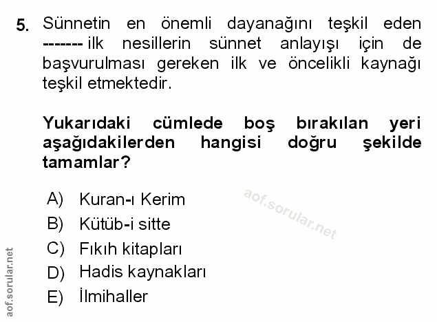 Soru 5