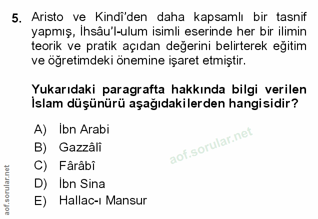 Soru 5