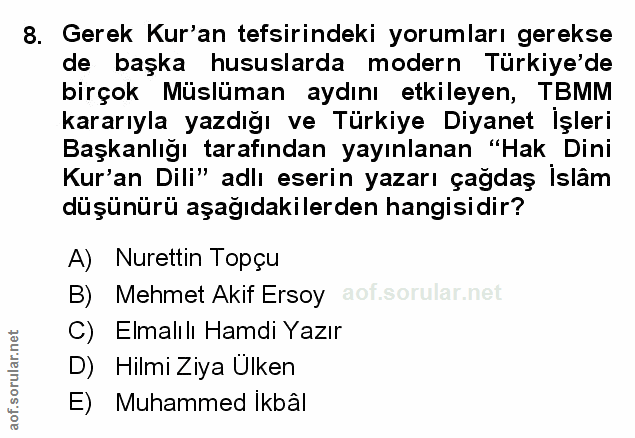 Soru 8