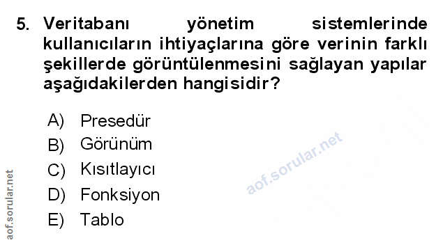 Soru 5