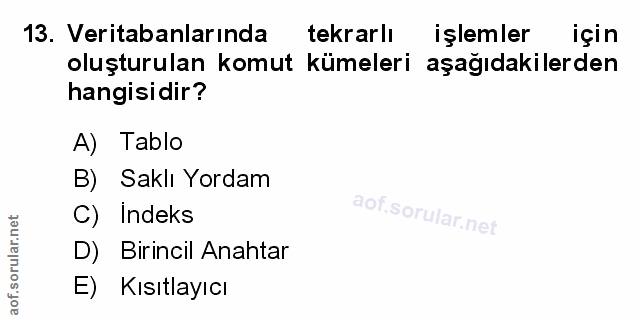 Soru 13