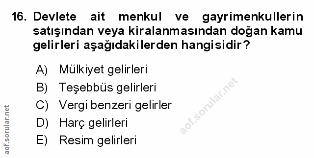Soru 16