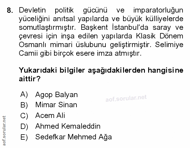 Soru 8