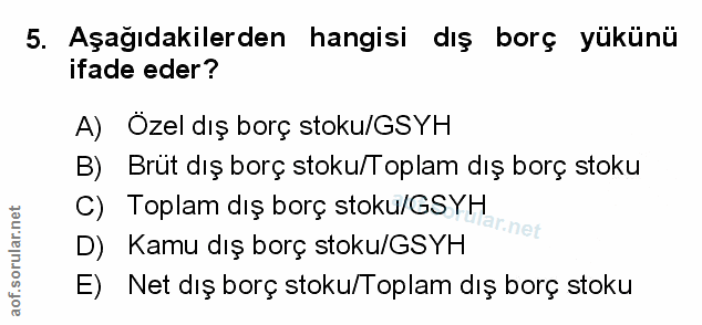 Soru 5