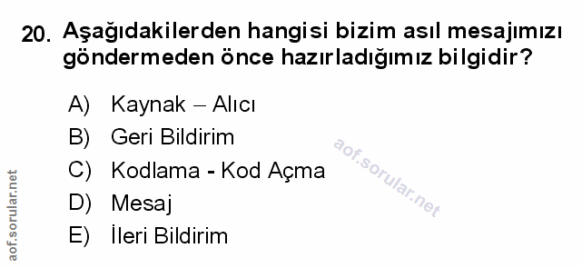 Soru 20