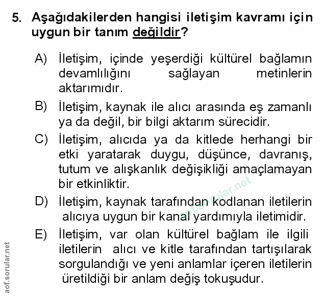 Soru 5