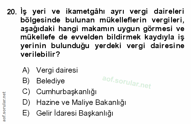 Soru 20