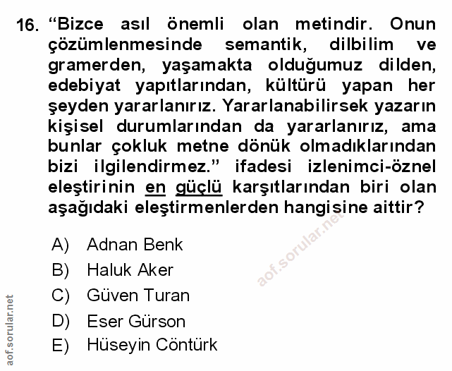 Soru 16