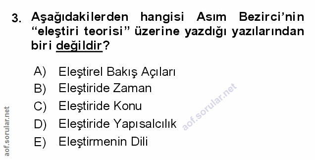 Soru 3