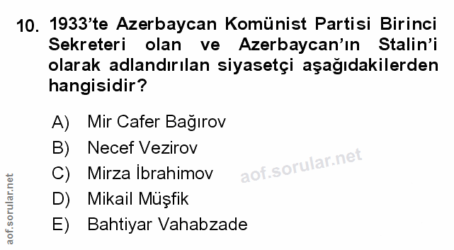 Soru 10