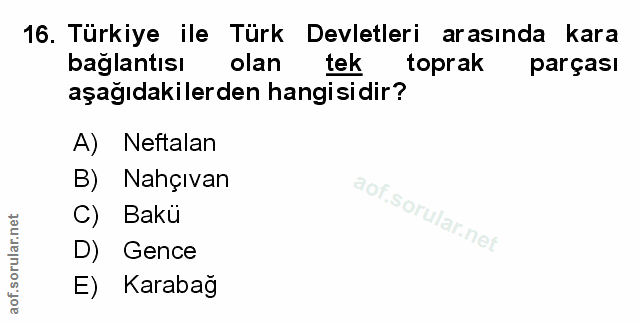 Soru 16