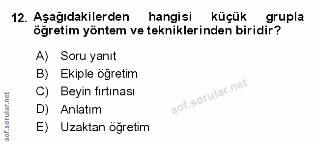 Soru 12
