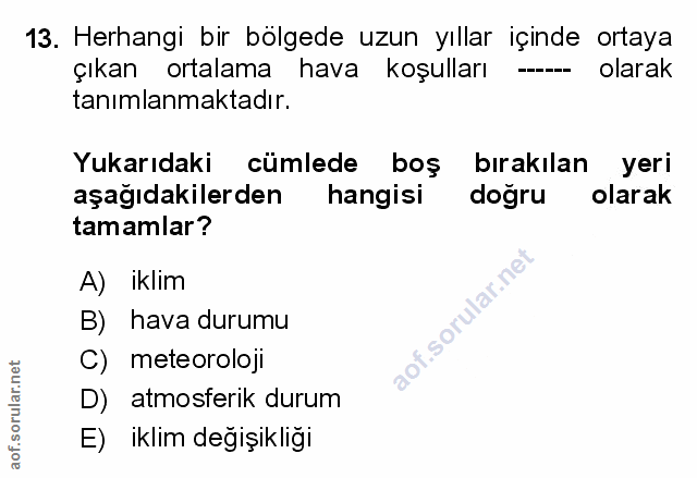 Soru 13