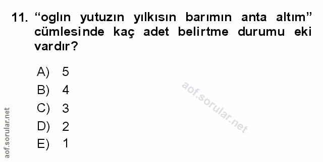 Soru 11