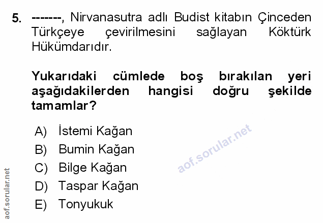 Soru 5
