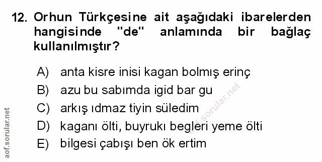 Soru 12