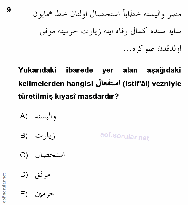 Soru 9