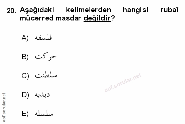Soru 20