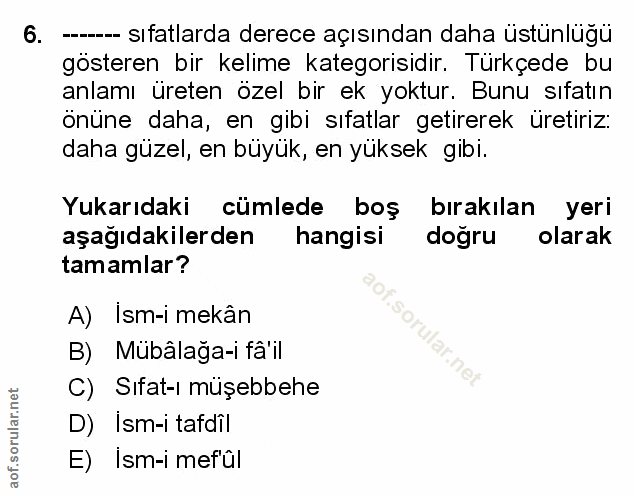 Soru 6