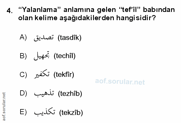 Soru 4